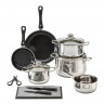 WMF WMF Kochtopf-Starter-Set 10-tlg.  edelstahl Стартовый набор кастрюль WMF, 10 шт.