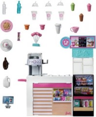 Mattel Barbie Nasch-Cafe Spielset mit Puppe (blond) Игровой набор Barbie Nasch-Cafe с куклой (блондинка)