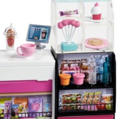 Mattel Barbie Nasch-Cafe Spielset mit Puppe (blond) Игровой набор Barbie Nasch-Cafe с куклой (блондинка)
