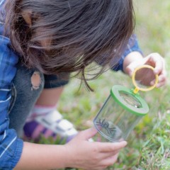 MEDUP Kescher mit Lupendose und Insektenwerkzeug Подсачек с увеличительным стеклом и инструментом для насекомых