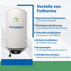 EPP.Solar EPP.Solar Wasserkocher Fothermo 30 L Photovoltaik Hybrid Wasser Boiler – Warmwasserspeicher, 30L  EPP.Солнечный чайник Fothermo 30 л фотоэлектрический гибридный водонагреватель бак для горячей воды, 30 л