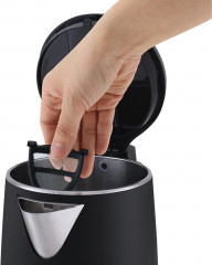 Tefal Tefal Wasserkocher Safe to Touch KO3718, 1,5 l, 2400 W, Doppelwandig, 360° drehbare Offnung, Anti-Kalk Filter, kabellos  Чайник Tefal Safe to Touch KO3718, 1,5 л, 2400 Вт, с двойными стенками, открывание на 360°, фильтр против накипи, беспроводной