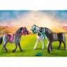 PLAYMOBIL 3er Set: 70999 Pferdeset 3x Pferde: Friese Набор из 3 лошадей: 70999 набор лошадей 3 лошади: фризы