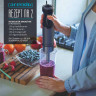 Arendo Arendo Stabmixer, 1000 W, Edelstahl Purierstab, Handmixer mit stufenloser Regelung, grau  Ручной блендер Arendo, 1000 Вт, очищающий стержень из нержавеющей стали, ручной миксер с бесступенчатой ??регулировкой, серый