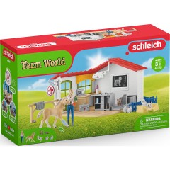 Schleich Schleich Farm World 42502 Tierarzt-Praxis mit Haustieren Schleich Farm World 42502 ветеринарная практика с домашними животными