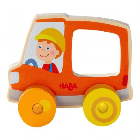 Haba Schiebefigur Mullauto Раздвижная фигура мусоровоза