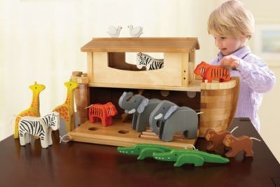 EverEarth Grosse Arche Noah mit 16 Holzfiguren Большой Ноев ковчег с 16 деревянными фигурками