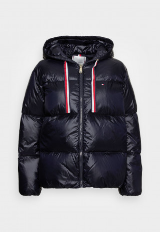 Tommy Hilfiger PADDED PUFFER JACKET Down jacket desert sky УТЕПЛЕННАЯ ПУХОВАЯ КУРТКА Пуховик небо пустыни