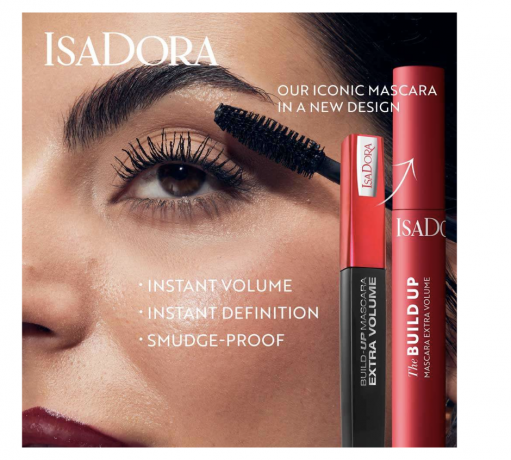 Isadora (Исадора) Augen The Build Up Mascara Extra Volumen Royal Blue Тушь для ресниц 10 мл