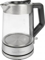 ProfiCook ProfiCook Wasserkocher PC-WKS 1190 G, Wasserkocher mit bunter Beleuchtung 1,7L Fullmenge  Чайник ProfiCook PC-WKS 1190 G, чайник с разноцветной подсветкой, объём 1,7л.