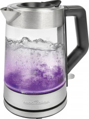 ProfiCook ProfiCook Wasserkocher PC-WKS 1190 G, Wasserkocher mit bunter Beleuchtung 1,7L Fullmenge  Чайник ProfiCook PC-WKS 1190 G, чайник с разноцветной подсветкой, объём 1,7л.
