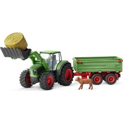 Schleich Schleich Farm World 42379 Traktor mit Anhanger Трактор Schleich Farm World 42379 с прицепом