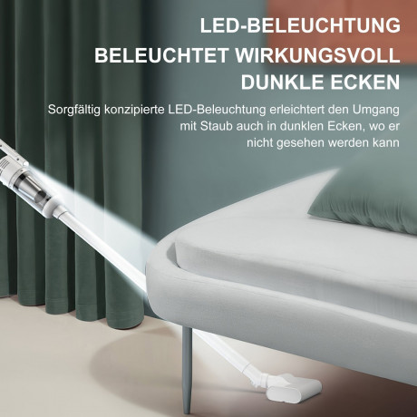 Vbrisi Vbrisi Akku-Handstaubsauger Handstaubsauger, Autostaubsauger 7500Pa Staubsauger, 4-in-1Multifunktionaler, Mit 4000mA-Akku, kann fur eine lange Zeit arbeiten. Kann in Wohnungen, Autos usw. verwendet werden, fur nassen und trockenen Gebrauch., 4-in-1