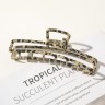 SOHO Leopard Metall Haarklammer  Заколка для волос из металла с леопардовым принтом
