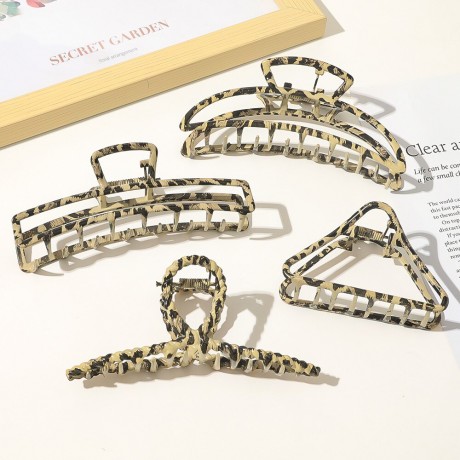 SOHO Leopard Metall Haarklammer  Заколка для волос из металла с леопардовым принтом
