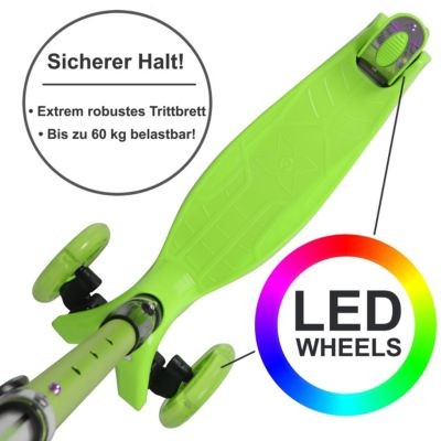 APOLLO LED Kinderscooter Kids Whiz Светодиодный детский самокат Kids Whiz
