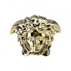 Rosenthal meets Versace Rosenthal Versace Break the bank Spardose Medusenkopf gold 18x12x14,5 cm Rosenthal Versace Копилка Break the bank Голова Медузы золото 18x12x14,5 см