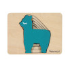 KINDSGUT Tier-Puzzle Lama Steckpuzzle Плагин-головоломка Animal Puzzle Llama