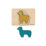 KINDSGUT Tier-Puzzle Lama Steckpuzzle Плагин-головоломка Animal Puzzle Llama