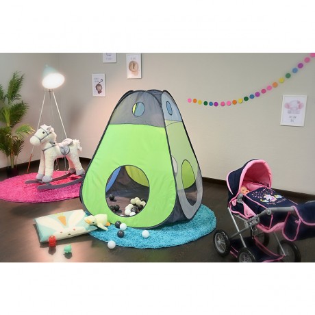 KNORR Toys Spielzelt Green-blue \/ inkl. 30 balls Игровая палатка Зелено-голубая / вкл.30 мячей