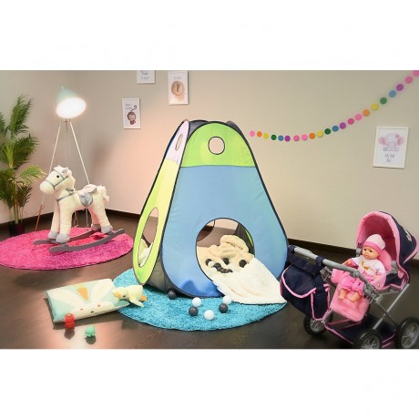 KNORR Toys Spielzelt Green-blue \/ inkl. 30 balls Игровая палатка Зелено-голубая / вкл.30 мячей