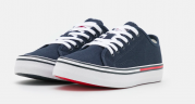 Tommy Jeans Essential Trainers Томми Джинс Женские Кеды текстильные, синие