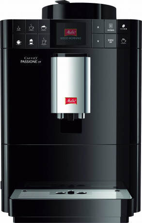 Melitta Melitta Kaffeevollautomat Passione One Touch F53/1-102, schwarz, One Touch Funktion, tassengenau frisch gemahlene Bohnen  Полностью автоматическая кофемашина Melitta Passione One Touch F53/1-102, черная, функция одного касания, свежемлотые зерна в