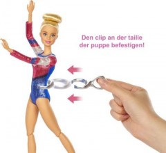 Mattel Barbie Turn-Spielset mit Puppe Гимнастический набор Барби с куклой