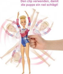 Mattel Barbie Turn-Spielset mit Puppe Гимнастический набор Барби с куклой