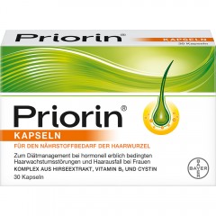Bayer Priorin 30st, Приорин Капсулы для роста волос 30 шт