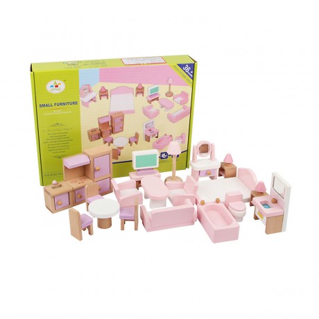 TOPMELON Miniatur Kleinmobel Holzspielzeug Wohnzimmer Kuche Komponenten Миниатюрная небольшая мебель