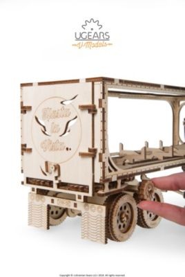 UGEARS Modellbausatz ANHANGER fur HEAVY BOY VM-03 Модельный комплект TRAILER для HEAVY BOY VM-03
