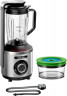 BOSCH BOSCH Standmixer VitaPower Serie 8 MMBV622M, 1000 W, Vakuum-Mixer, inkl. Vakuum-Frischhaltedose und Rezeptbuch  Настольный миксер BOSCH VitaPower Series 8 MMBV622M, 1000 Вт, вакуумный миксер, включая вакуумный контейнер для хранения продуктов и книг