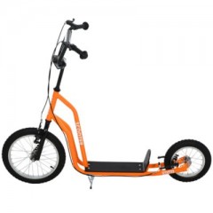 HOMCOM Kinderroller mit Handbremse Детский самокат с ручным тормозом