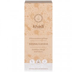 Khadi Naturkosmetik Pflanzenhaarfarben Senna/Cassia 100g  Травяные краски для волос Сенна/кассия 100г