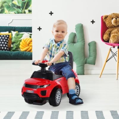 HOMCOM Rutschauto mit Hupe und Stauraum Автомобиль-толкатель с клаксоном и местом для хранения
