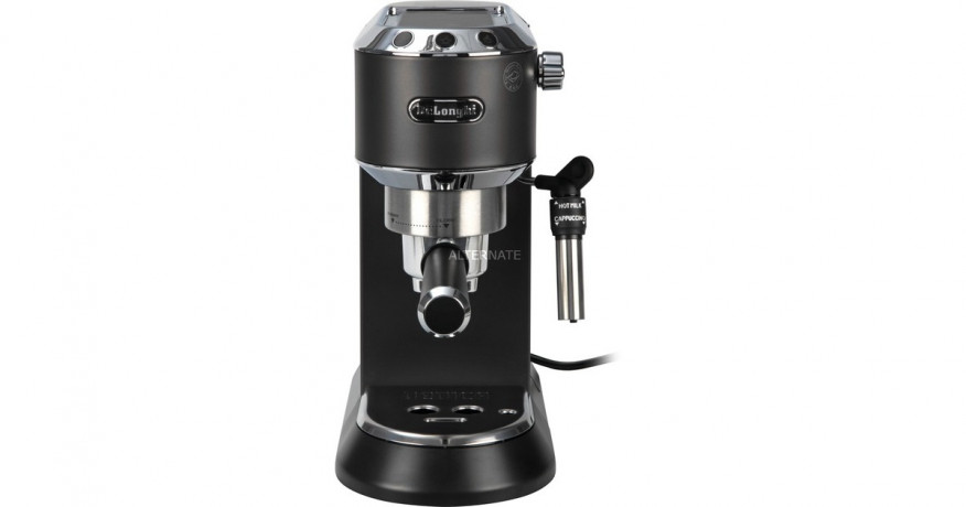 DeLonghi DeLonghi Dedica Style EC 685.BK, Espressomaschine schwarz/silber (glanzend)  schwarz, silber (glanzend) DeLonghi Dedica Style EC 685.BK, кофемашина черный/серебристый (глянцевый)