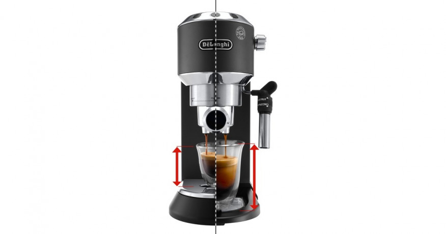 DeLonghi DeLonghi Dedica Style EC 685.BK, Espressomaschine schwarz/silber (glanzend)  schwarz, silber (glanzend) DeLonghi Dedica Style EC 685.BK, кофемашина черный/серебристый (глянцевый)