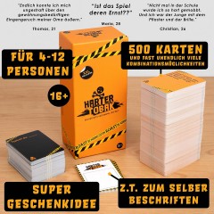 Simon und Jan Harter Tobak Roast (XXL Edition) Trinkspiel  Partyspiel mit schwarzem Humor Harter Tobak Roast (XXL Edition) Питьевая игра Игра для вечеринок с черным юмором