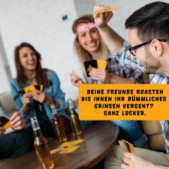 Simon und Jan Harter Tobak Roast (XXL Edition) Trinkspiel  Partyspiel mit schwarzem Humor Harter Tobak Roast (XXL Edition) Питьевая игра Игра для вечеринок с черным юмором