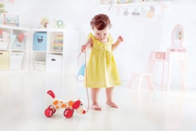 HAPE Nachziehhundchen Puppy Потяните за собаку Щенок