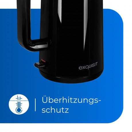exquisit exquisit Wasserkocher WK 6103 swi, 1,5 l, 2200 W  изысканный чайник WK 6103 swi, 1,5 л, 2200 Вт