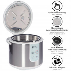 KeMar Kitchenware KeMar Kitchenware Reiskocher KRC-130, 700 W, 4 Programme  KeMar Kitchenware рисоварка KRC-130, 700 Вт, 4 программы