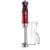 Arendo Arendo Stabmixer, 1000 W, Edelstahl Purierstab in rot, Handmixer mit Becher, stufenlose Regelung  Ручной блендер Arendo, 1000 Вт, очищающий стержень из нержавеющей стали красного цвета, ручной миксер с чашкой, бесступенчатое управление