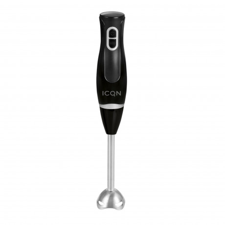 ICQN ICQN Stabmixer 1100 W, Turbofunktion, Hohe Motorleistung, 1100 W, Spulmaschinengeeignet, 2 Geschwindigkeitsstufen, inklusive Messbecher Schwarz 103 Ручной блендер ICQN 1100 Вт, функция турбо, высокая мощность двигателя, 1100 Вт, подходит для намоточн