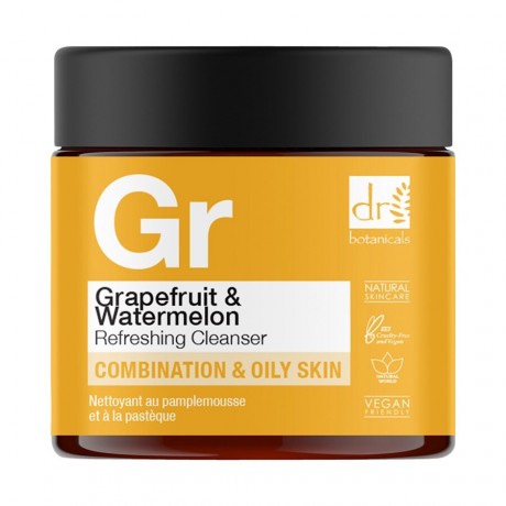 Dr Botanicals Grapefruit & Watermelon Refreshing Cleanser 60 ml Освежающее очищающее средство с грейпфрутом и арбузом