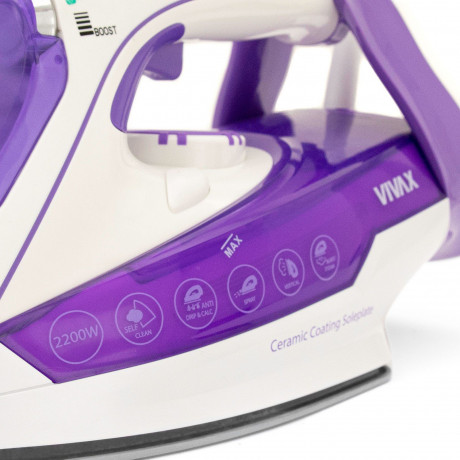 Vivax Vivax Dampfbugeleisen 2200 Watt Keramik Bugelsohle IR-2202CP, 2200 W  Паровой утюг Vivax 2200 Вт, керамическая подошва IR-2202CP, 2200 Вт