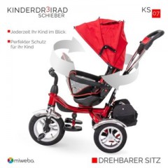 Miweba Kinderwagen Buggy Dreirad KS07 Schieber Трехколесная коляска KS07 слайдер