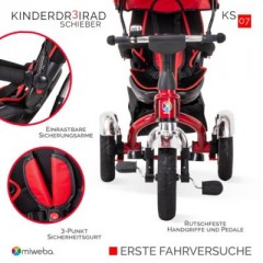 Miweba Kinderwagen Buggy Dreirad KS07 Schieber Трехколесная коляска KS07 слайдер