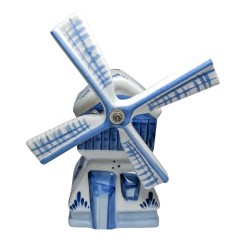 Delft Делфтский фарфор Коллекционная музыкальная статуэтка &quot;Мельница&quot;, 20см х 9см х 8,5см